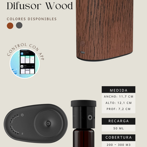 Difusor Wood y esencia 100 ml