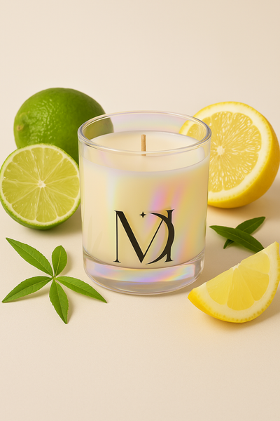 Vela de soja Tornasol sirena